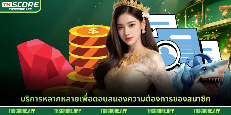 บริการหลากหลายเพื่อตอบสนองความต้องการของสมาชิก