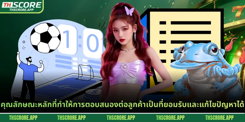 คุณลักษณะหลักที่ทำให้การตอบสนองต่อลูกค้าเป็นที่ยอมรับและแก้ไขปัญหาได้